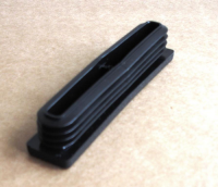 Kunststoff Verbindung schwarz Endstopfen 100x20 mm