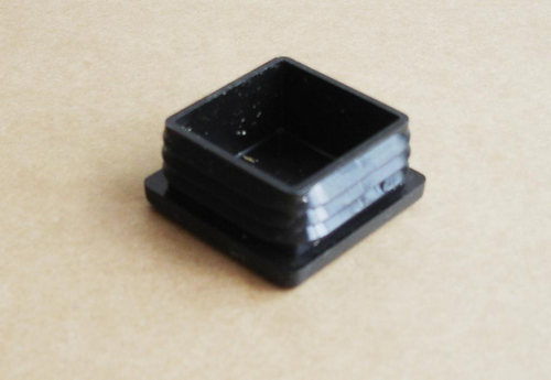 Kunststoff Verbindung schwarz Endstopfen 35x35 mm