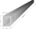 Rechteckprofil 18,0 x 12,0 x 1,25 mm, geschlitzt für 2 mm; l= 3 m
