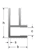 RAL pulverbeschichtet (Feinstruktur) - EckProfile