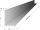 Winkel ungleichschenkelig RAL pulverbeschichtet (matt)